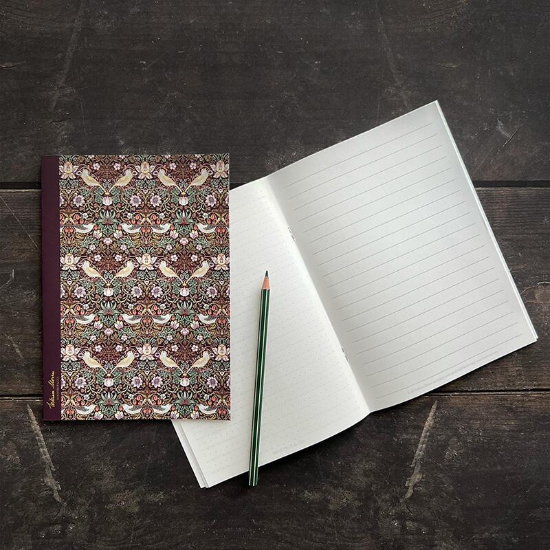 Notebook - Strawberry thief pattern WM