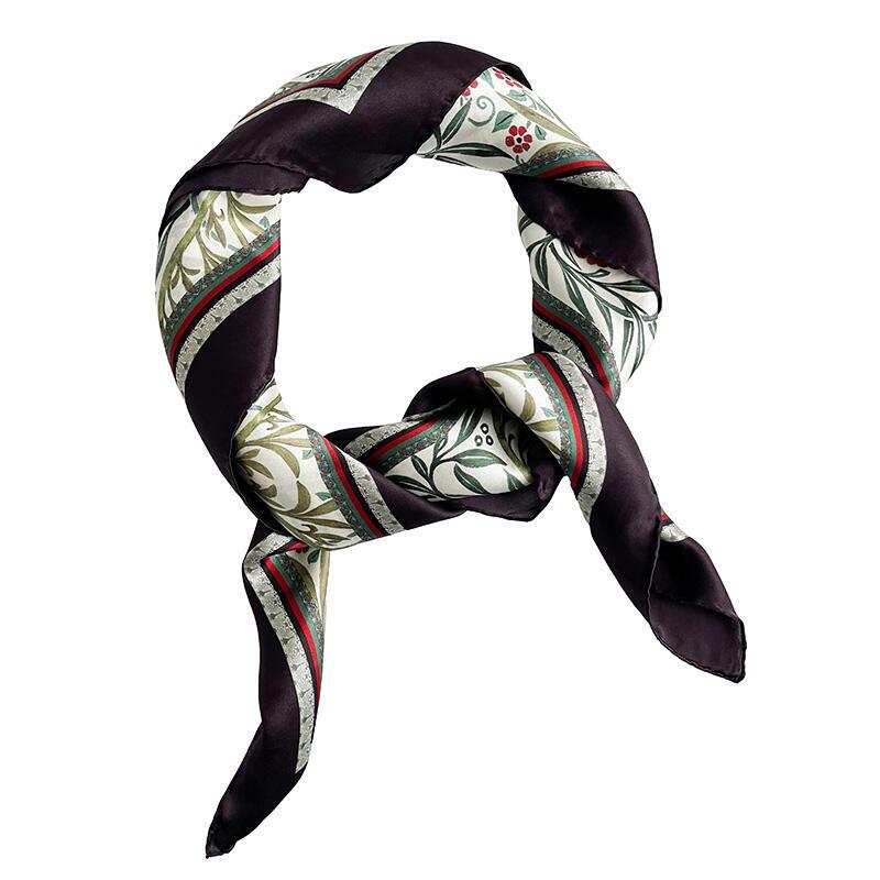 SILK SCARF - Morris Oxford red - 50 cm