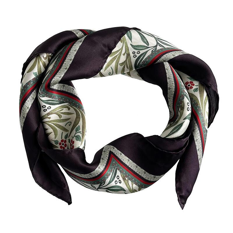 SILK SCARF - Morris Oxford red - 50 cm