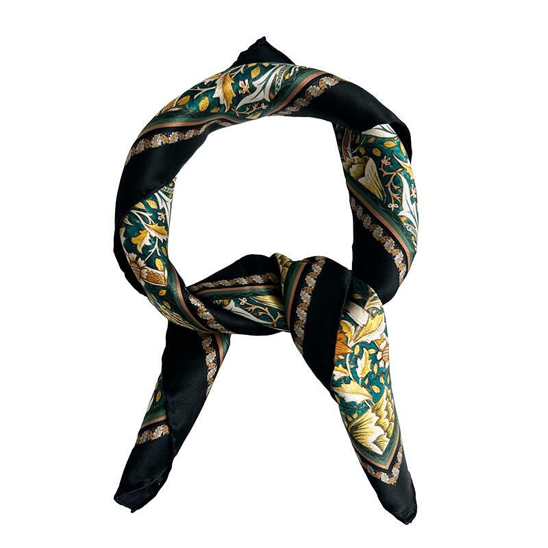 SILK SCARF - Morris Windrush green - 50 cm