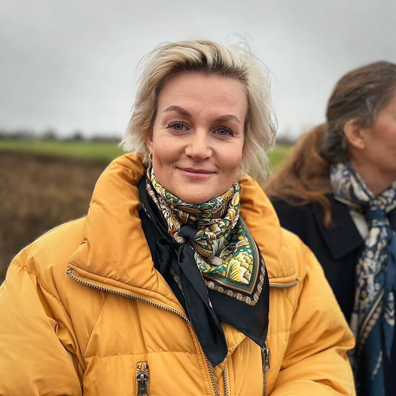 SILK SCARF - Morris Windrush green - 90 cm