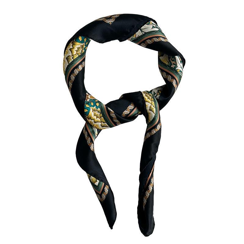 SILK SCARF - Morris Windrush green - 90 cm