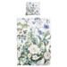 Blue Flower Garden Bedding Set front