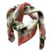 Silk Scarf - Rose Flower Garden JL - Pink/Peach 90 cm - Sold out