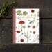 Red Floral Notebook 2