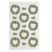 ORGANIC DISH TOWEL - Holly Wreaths