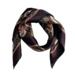 SILK SCARF - Morris Strawberry thief bordeaux - 50 cm