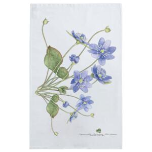 ORGANIC DISH TOWEL - Blue Anemone