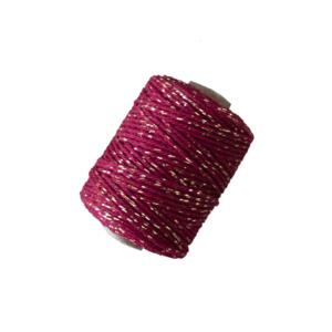 Dark red gift ribbon