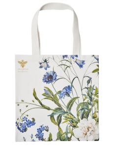 Organic Cotton Tote - Blue Flower Garden JL