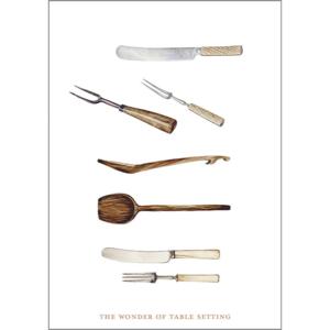 Cutlery - A5 single greeting card