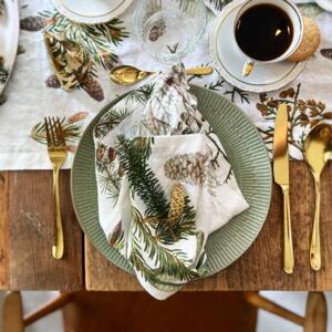CLOTH NAPKIN - Pine trees