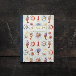 Notebook - Haeckel 4 pattern