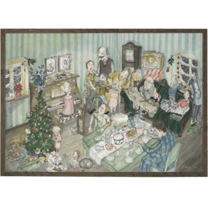 Family Christmas - ART PRINT - CHOOSE SIZE