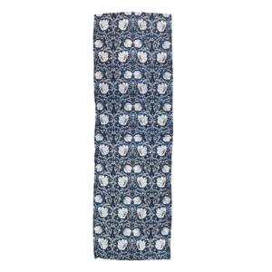 Linen Table Runner - Morris Pimpernel blue