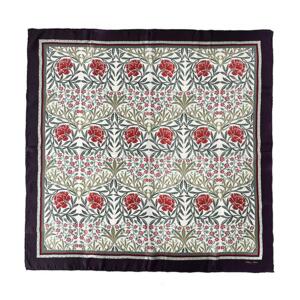 SILK SCARF - Morris Oxford red - 50 cm