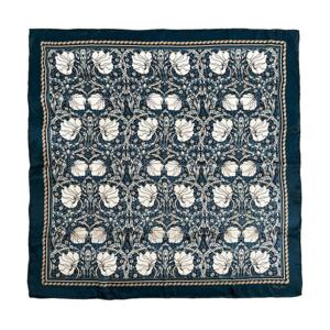 SILK SCARF - Morris Pimpernel blue - 50 cm
