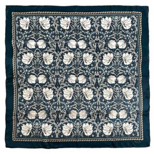 SILK SCARF - Morris Pimpernel blue - 90 cm